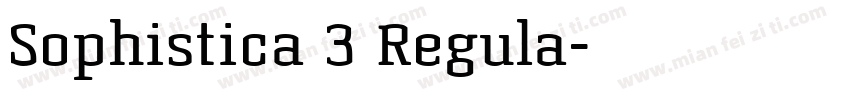 Sophistica 3 Regula字体转换